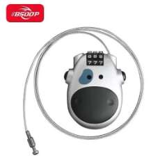Helmet wire lock with Number Combination